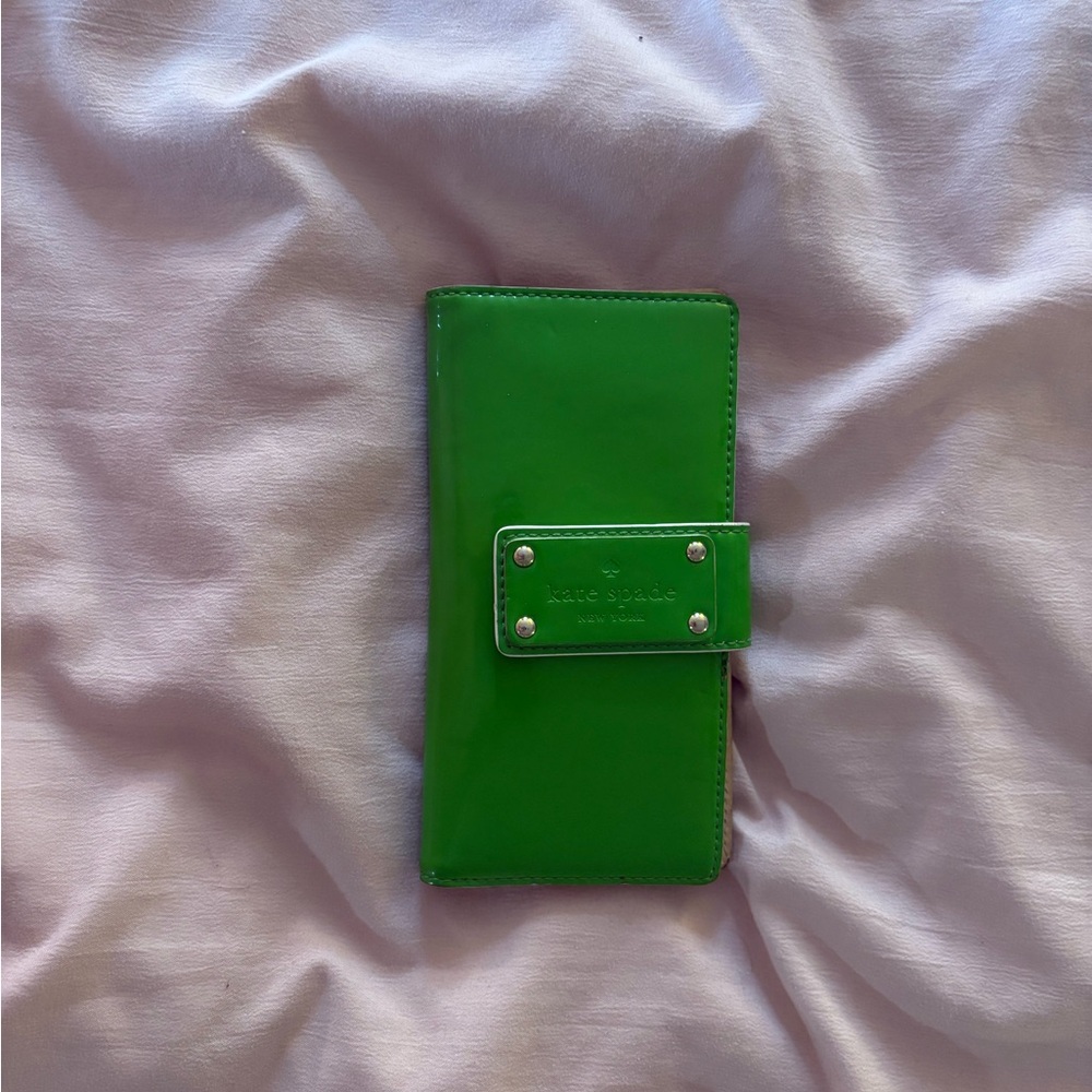 Kate Spade Vibrant Green Clutch